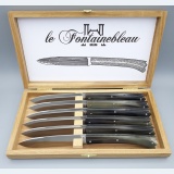 Coffret 6 Fontainebleau Table Corne