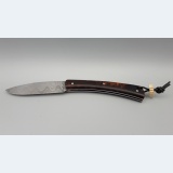 Grimpeur Lame Damas Carbone et Loupe de Bois de Fer