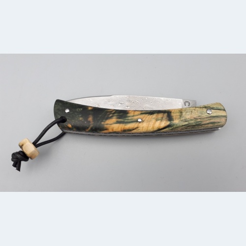 Grimpeur Lame Damas Carbone et Erable Négundo Stabilisé