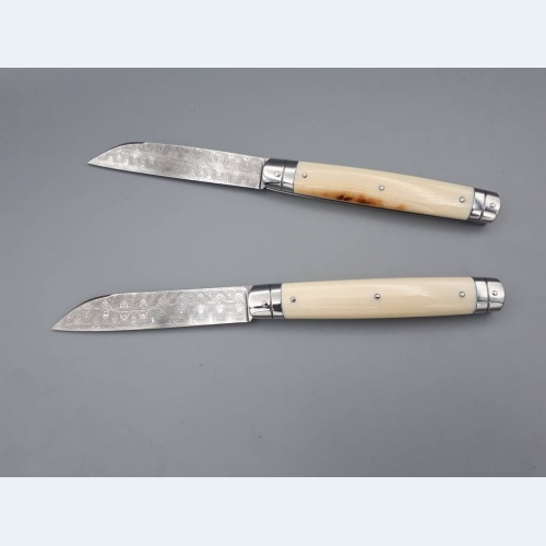 couteau Tonneau ivoire de phacochère