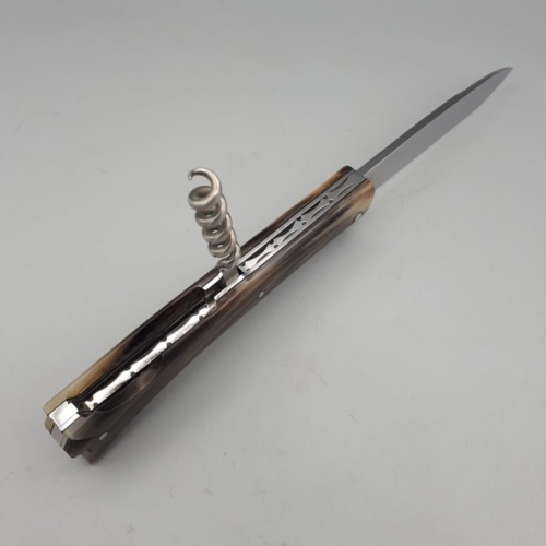 Couteau Fontainebleau tire-bouchon Corne