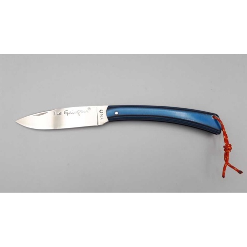 couteau Grimpeur G10 Bleu / Noir